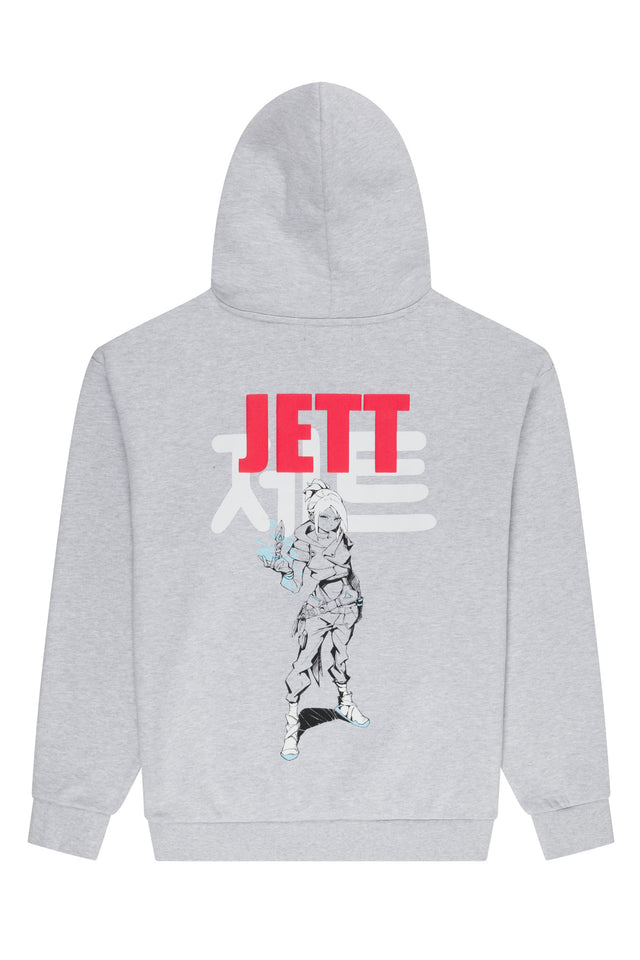 Jett - Oversized Puff Print Hoodie