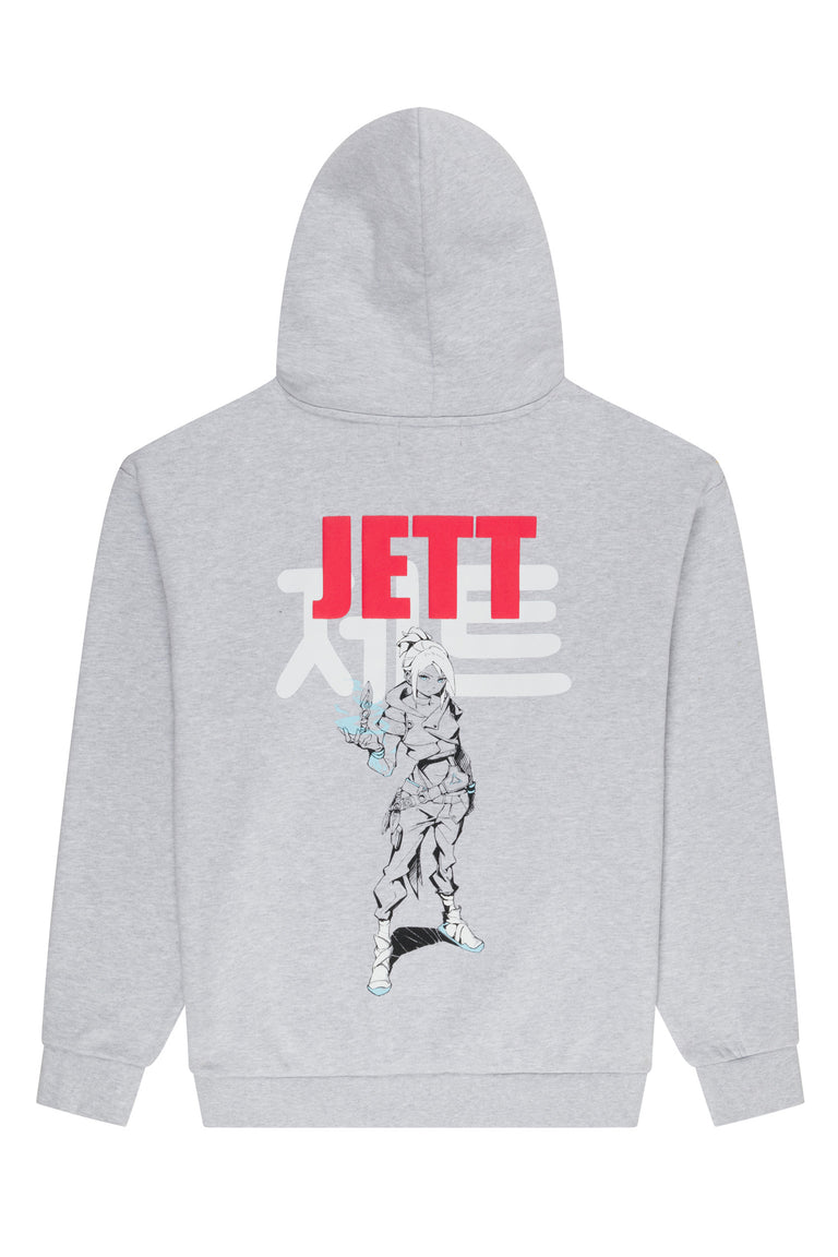 Jett - Oversized Puff Print Hoodie